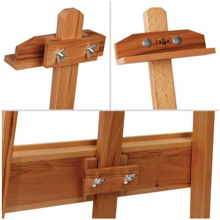 Мольберт напольный Лира с бегунком ГАММА"Студия" 50 x 55 x 150 см, российский бук RE-180520225