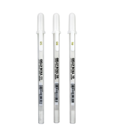 Ручка гелевая SAKURA Gelly Roll Белая