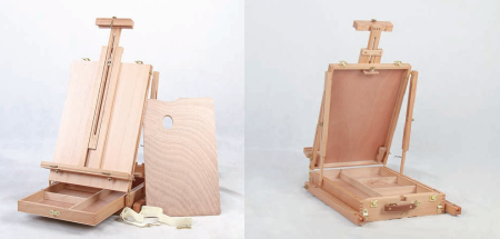 Этюдник с ремнём и палитрой СОНЕТ 72 x 100 x 145 (183) см, бук NP-242411713