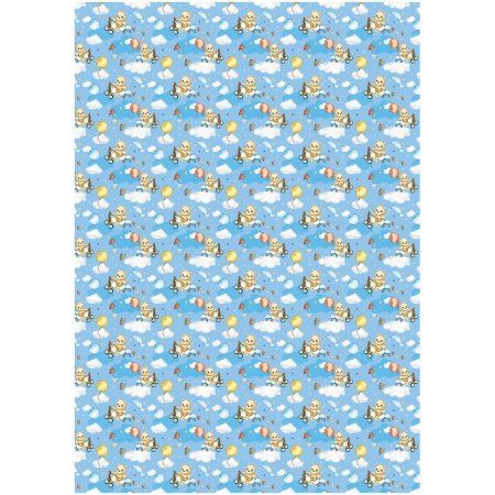 Упаковочная бумага глянцевая MESHU "Мир техники" 1л. 70 x 100 см 80 г/м2, ассорти RE-MS_53488