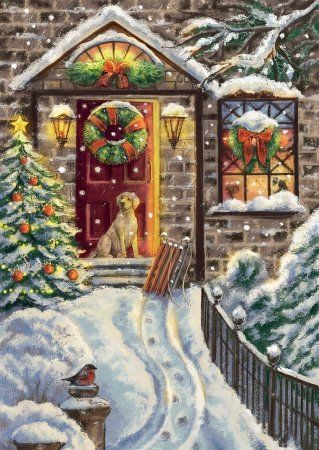 Пазл 1000 элементов ФРЕЯ "В ожидании Рождества" PZL-1000/18