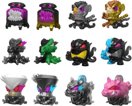 Игровой набор Moose MRBEAST LAB SWARMS "Лаборатория в пробирке", 3 фигурки в колбе UT-24780_24782