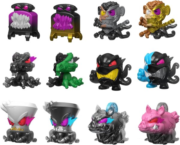 Игровой набор Moose MRBEAST LAB SWARMS "Лаборатория в пробирке", 3 фигурки в колбе UT-24780_24782