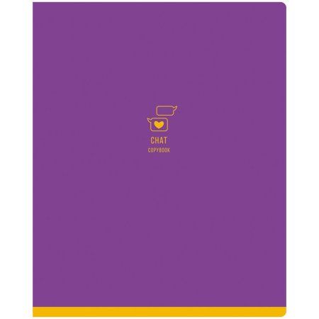 Тетрадь 48л. A5 клетка BG "Monocolor. Chat" неоновая краска RE-Т5ск48 11031