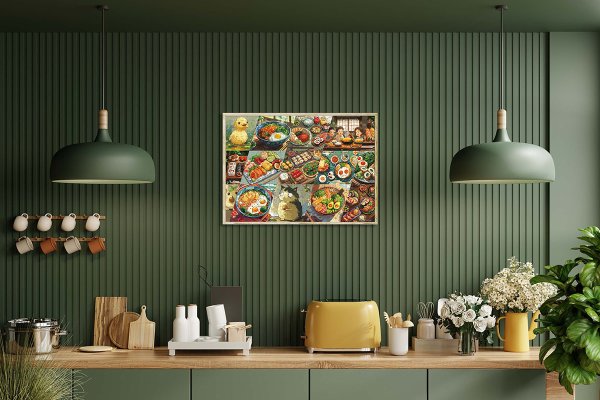 Пазл 1000 элементов ФРЕЯ "Вкус азиатской жизни" PZL-1000/58