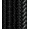 Упаковочная бумага глянцевая MESHU "Pattern on black" 1л. 70 x 100 см 80 г/м2, ассорти RE-MS_53487