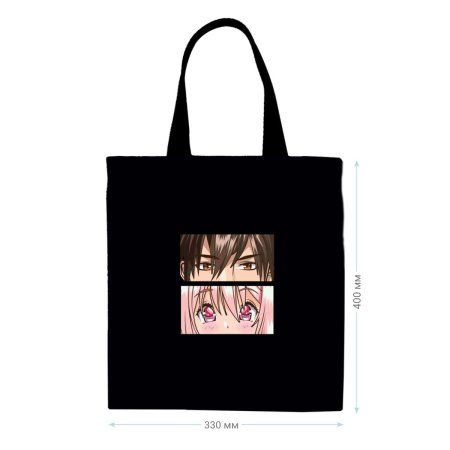 Сумка-шоппер MESHU "Kawaii" 33 x 40 см, канвас RE-MS_50130