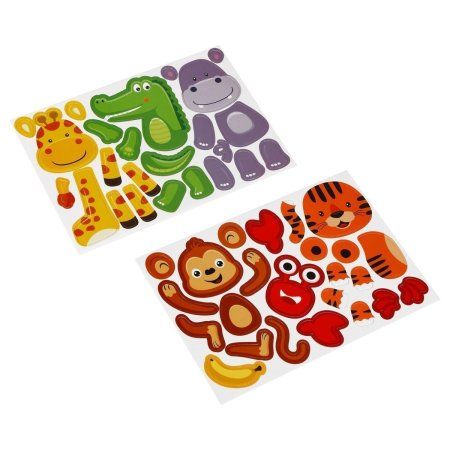 Игра развивающая на магнитах ТРИ СОВЫ "Забавные животные" 48 эл. RE-МИ_48719