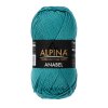 Пряжа ALPINA Anabel 100% мерсеризованный хлопок 1 х 50 г 120 ± 6 м №081 сине-серый ALP-ANA-081