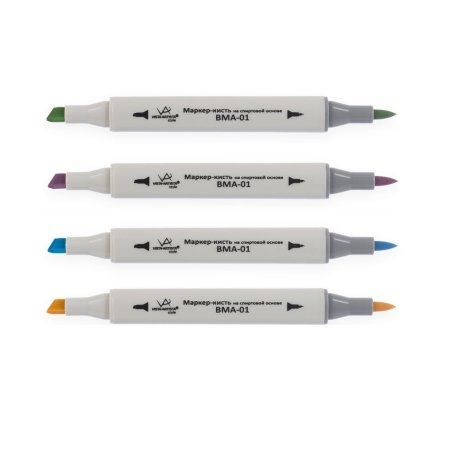 Маркер-кисть на спиртовой основе VISTA-ARTISTA Style 0.7-7 мм 1 шт перо круглое/скошенное BMA-01