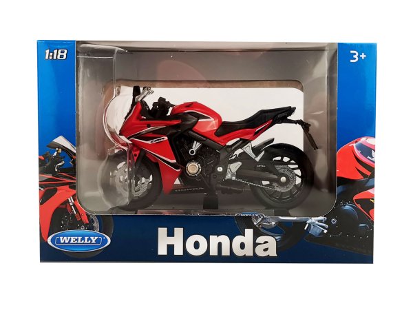 Мотоцикл WELLY 1:18 Honda CBR 650F, красный IT-12853PW