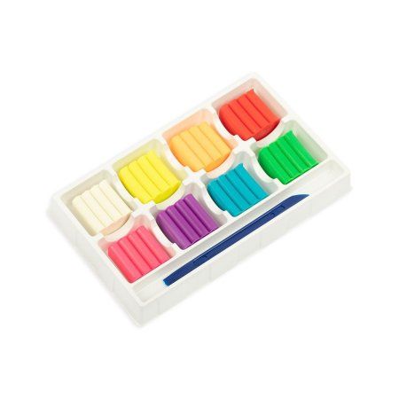 Пластилин восковой "Лео" "Играй" Неоновые цвета 96 г 8 цв LPMCF-0108