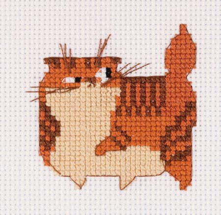 Набор для вышивания KLART "Рыжий кот" 12-046