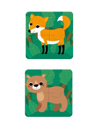 Пазл Baby Toys 24 maxi "Животные леса" KOR-04689