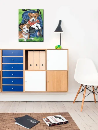 Картина по номерам: Терьеры 30 x 40 см CV-EX5002