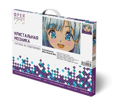 Кристальная (алмазная) мозаика ФРЕЯ на подрамнике "Синевласка" 40 х 30 см ALPD-158 Кристальная (алмазная) мозаика ФРЕЯ на подрамнике "Синевласка" 40 х 30 см ALPD-158
