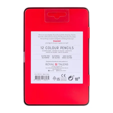 Набор цветных карандашей BRUYNZEEL 12 цв в мет.пенале RT60212212