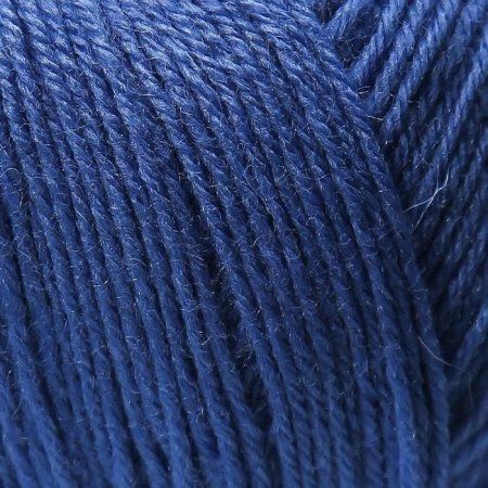 Пряжа Пехорская ПТ "Детский каприз" 50% мериносовая шерсть, 50% микрофибра 1 х 50 г 225 м №100 синий PEH-DET-CAP-100