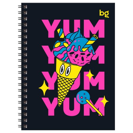 Записная книжка A6 80л. BG "Неоновый восторг" матовая ламинация, выб. лак, твердая обложка, на гребне RE-ЗКТ6гр80_лм_вл_12784