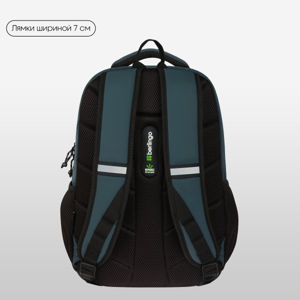 Рюкзак Berlingo ErgoSmart "City Traveler" 42 x 29 x 16 см, 2 отделения, 4 кармана, эргономичная спинка RE-RU-ES-2502