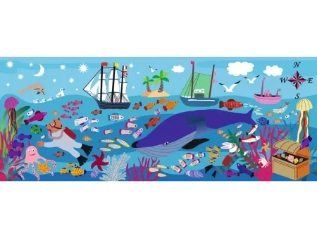 Панорамный пазл Jazzle "Морское приключение" 60 элементов, 4+ JZL-P1102