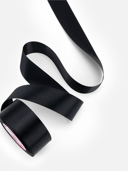 Лента атласная 40 мм x 23 ± 1 м, №39 чёрный SIM-1961206