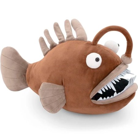 Мягкая игрушка ORANGE TOYS Рыба Удильщик коричневая 35 см ORT-OT5021/35B