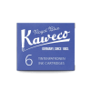 Набор картриджей Kaweco для перьевых ручек 6 штук Королевский синий в картонной коробке KAW-10000256