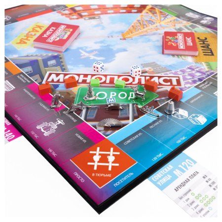 Настольная игра: Десятое королевство "Монополист. Город" картонная коробка RE-4945
