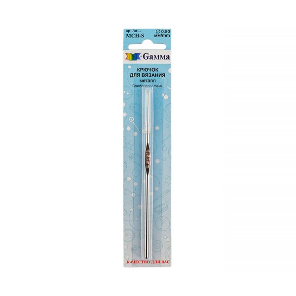 Крючок GAMMA сталь d 0.5 мм 12 см в блистере MCH-S-05