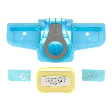 Дырокол фигурный для края вырубка 6.5 х 2.7 см "Цветок" 5 х 12 х 8.6 см МИКС 1123069