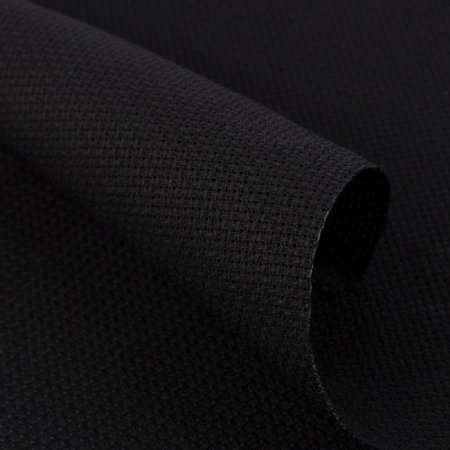 Канва GAMMA Aida №14 100% хлопок 1 шт 30 х 40 см ± 2 см черный K04-30-40-B