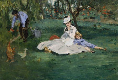 Пазл 1500 элементов ФРЕЯ "Мировые шедевры искусства. Семья Моне в их саду в Аржантёе, Эдуард Мане" MET-PZL-1500/01