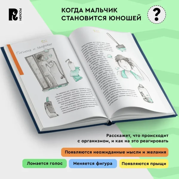 Книга: Как меняется мое тело. Все, что нужно знать мальчикам о перех.возрасте ROS-41151