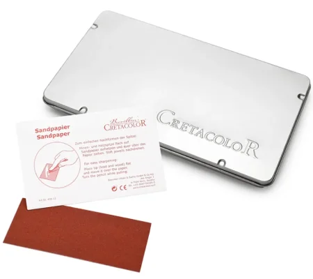 Набор для эскизов CRETACOLOR Artino 10 предметов, мет.пенал CR40020 Набор для эскизов CRETACOLOR Artino 10 предметов, мет.пенал CR40020