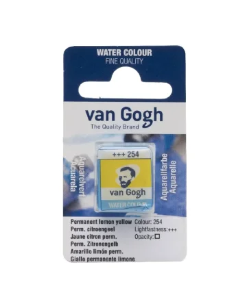 Краска акварельная VAN GOGH кювета №254 Желтый лимонный устойчивый new MP20862541