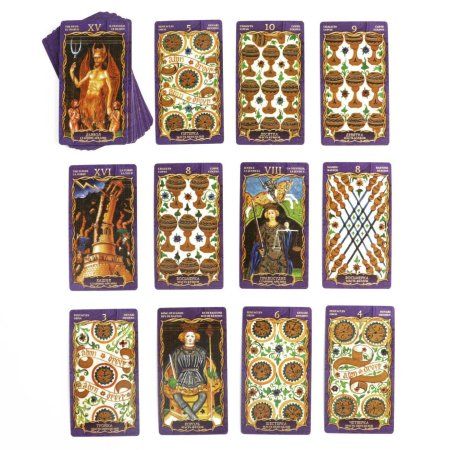 Карты Таро гадальные, в бархатном мешке + четки, инструкция, 16+ SIM-624335