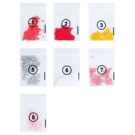 Алмазная мозаика, брелок ТРИ СОВЫ "Клубничка" картонный конверт RE-АМБ_48250