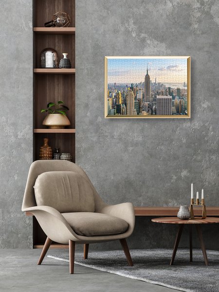 Пазл 1000 элементов ФРЕЯ "Премиальная коллекция. Высотки Нью-Йорка" TOP-PZL-1000/10