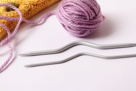 Спицы для кос и жгутов изогнутые GAMMA 2 шт 11-12 см (d 2.5 + 4 мм) CN2