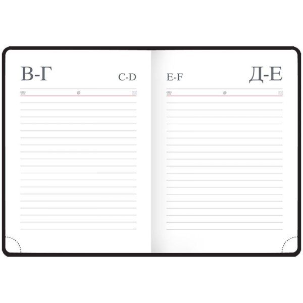 Ежедневник недатированный A6 136л. OfficeSpace "Winner" кожзам, сиреневый RE-En6_12749