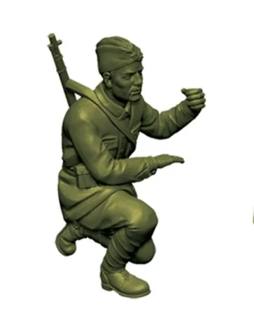 Сборная модель: Советская 76-мм полковая пушка с расчётом, сборка без клея З-6145 Сборная модель: Советская 76-мм полковая пушка с расчётом, сборка без клея З-6145