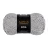 Пряжа ALPINA Goa 58% хлопок, 38% акрил, 4% полиэстер 1 х 50 г 175 ± 5 м №11 серый ALP-GOA-11