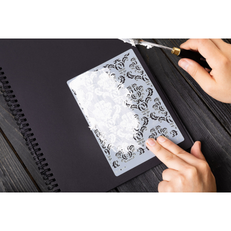 Трафарет-маска Mr.Painter 1 шт 07 "Дамаск" 11.5 х 16.5 см TFR-10-07