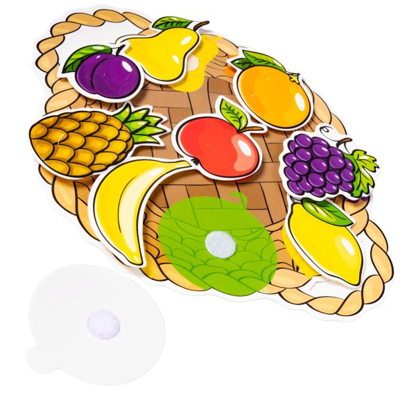 Игровой набор на липучках 10KOR PLASTIC "Фрукты и овощи" 3+ KOR-02865