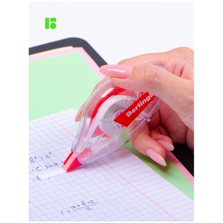 Корректирующая лента Berlingo 5 мм x 8 м, блистер, европодвес RE-FKs_08051