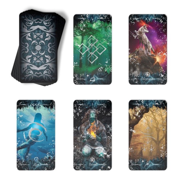 Карты Таро "Moon and Wolf" 78 карт SIM-7627515