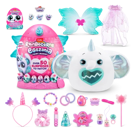 Игровой набор-сюрприз ZURU Rainbocorns Eggzania Fairy Mania S1 с акс. в ассортименте, большой IT-92106