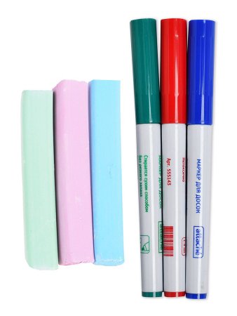 Доска-мольберт двусторонняя меловая/магнитно-маркерная, напольная KOR-02266