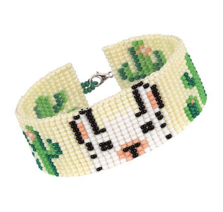 Набор для бисероплетения KLART "Браслет. Лама" 2.5 см 11-002